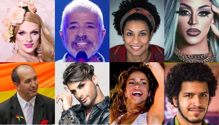 50 lgbt mais influentes 2018 marielle franco toni reis pabllo vittar daniela Mercury