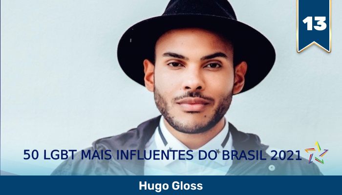 50 LGBT Mais Influentes de 2021: o comunicador gay Hugo Gloss