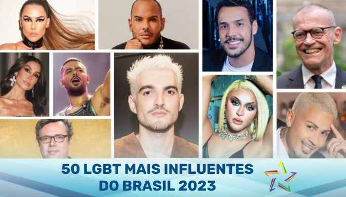 50 lgbt mais influentes do brasil 2023 