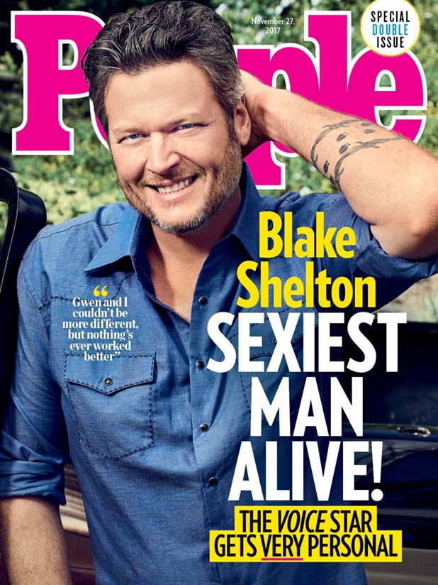 Blake Shelton é eleito homem mais sexy do mundo em 2017