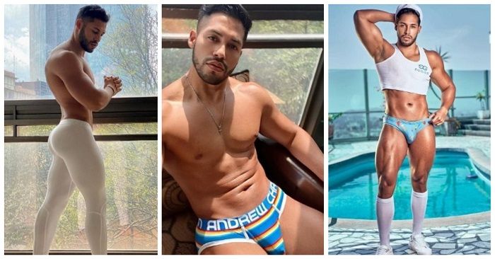 Joseales, modelo Alejandro García, venezuelano, famoso no Onlyfans e pela grife gay Andrew Christian