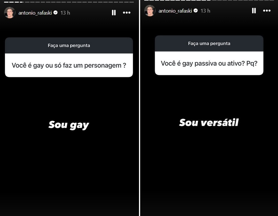 Antonio Rafaski fala que é gay
