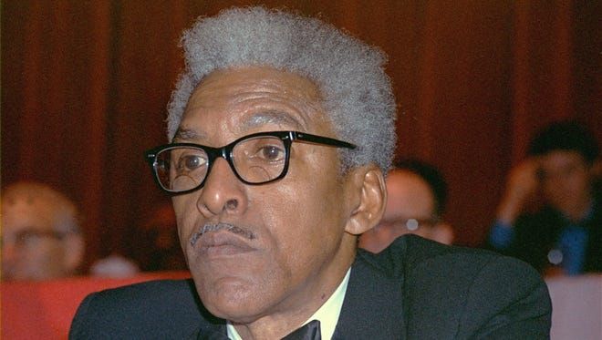 O ativista gay Bayard Rustin