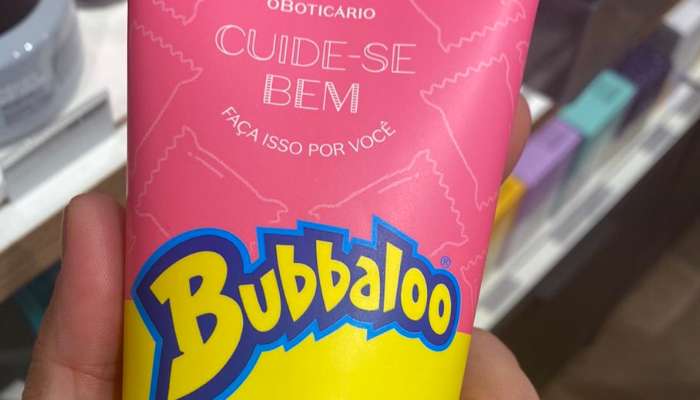 bubbaloo creme o boticário