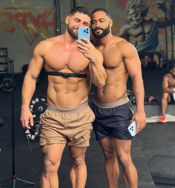 Cairo Felipe Martins e André Luís: casal gay denuncia ameaça de morte por vizinho