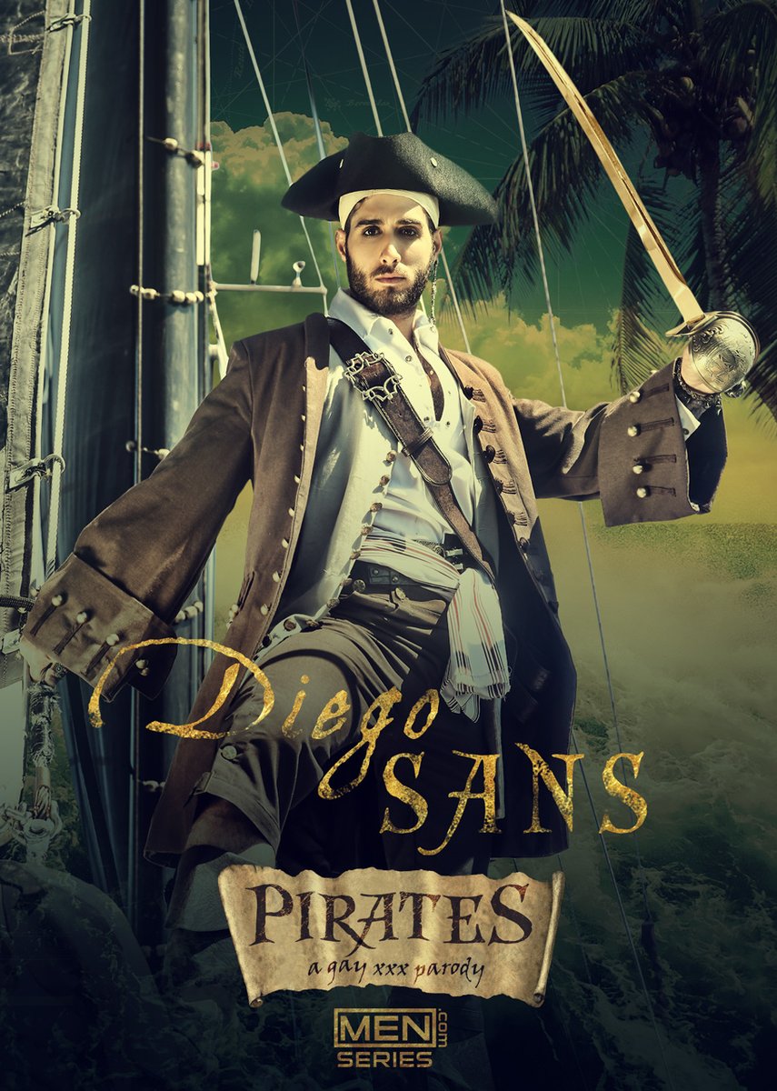 Diego Sans, ator pornô gay estará em paródia de Piratas do Caribe