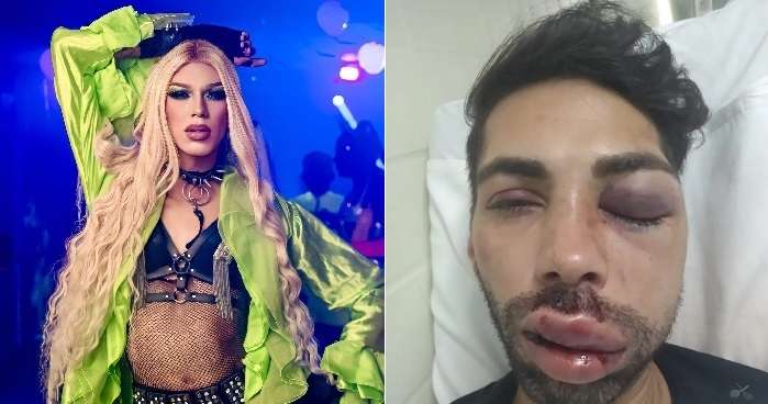 Drag queen Makra Beech é agredida em São José dos Campos