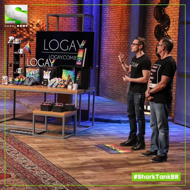 Henrique Chirichella da loja gay on-line Logay no programa Shark Tank