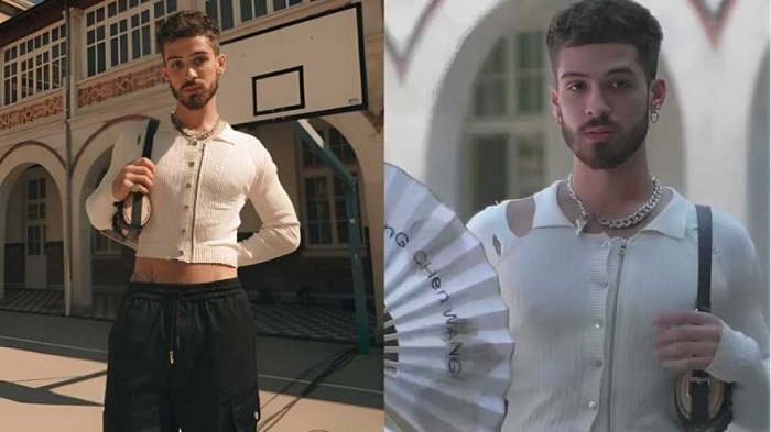 João Guilherme de cropped em Paris