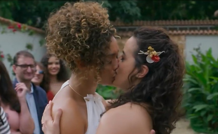 Beijo lésbico no fim de Vale Tudo