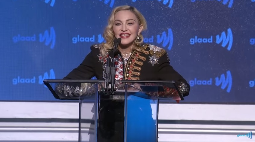 Madonna recebe homenagem da principal entidade gay dos EUA, a Glaad
