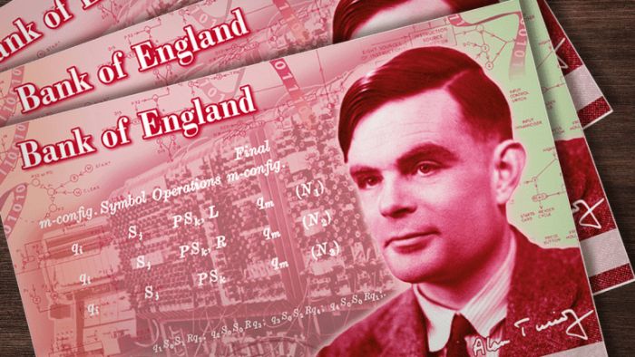 alan turing gay matemático 50 pounds 