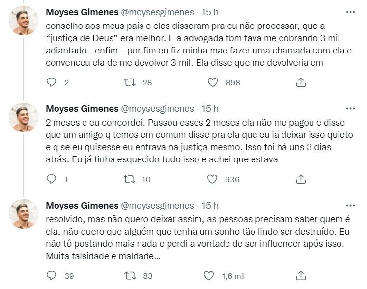 MC Trans exposed: Moyses Gimenes fala que foi enganado pela artista transexual