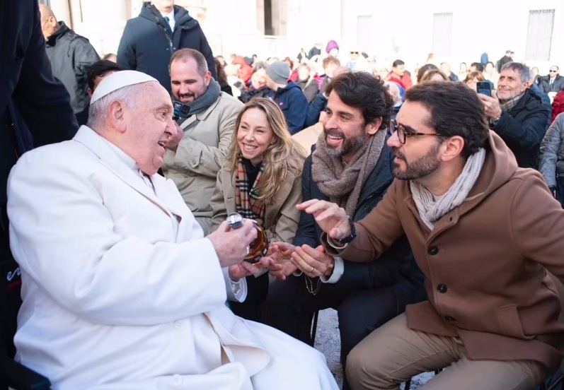 Papa Francisco e Marcelo Cosme