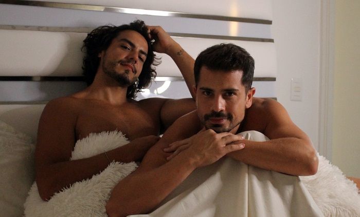 Hugo Caramello e Rafael Braga: peça gay Certos Rapazes. Foto: Fabiano Leandro
