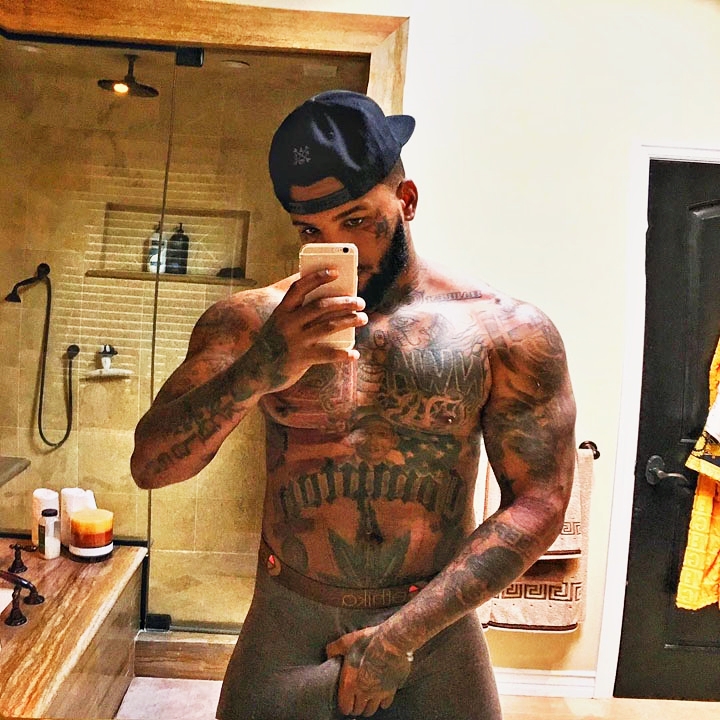 Rapper The Game mostra a 'berinjela', o volume do pênis, de novo no Instagram