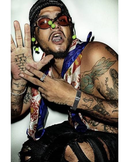 Fotos de rappers cariocas de Mario Testino: Bril Martins