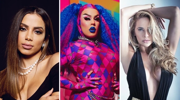Top 30 Gay Brasil: Anitta, Gloria Groove e Amannda estreia no ranking