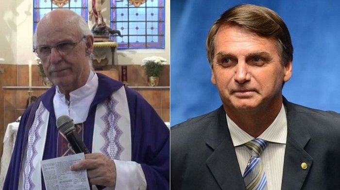 Padre ganha processo em que acusa Bolsonaro de ser homofóbico