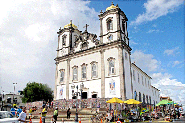 Igreja do Bonfim, localizada na península de Itapagipe