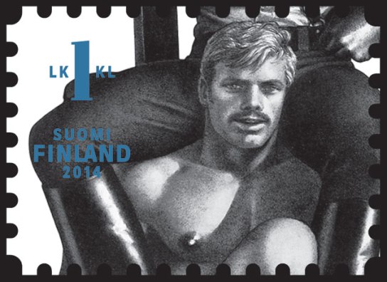 Arte homoerótica de Tom of Finland vira selo postal